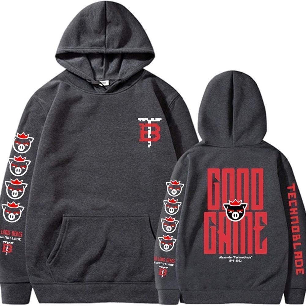 Vitustua‎ Technoblade Hoodie Fashion Casual Pullover Hoodie Sweatshirt NWT